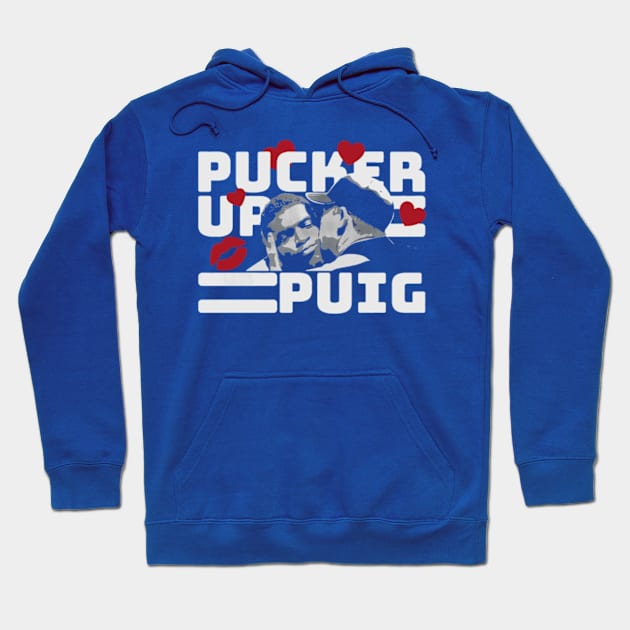 Yasiel Puig Kissing Hoodie by KraemerShop